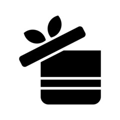 Gift icon isolated on white background