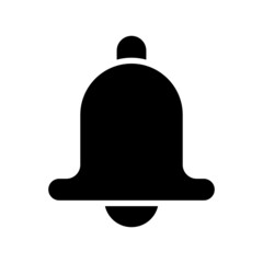Bell icon isolated on white background
