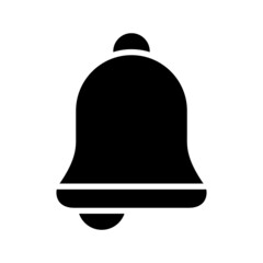 Bell icon isolated on white background