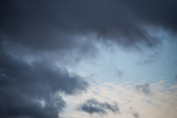 Closeup of grey cloudy sky background