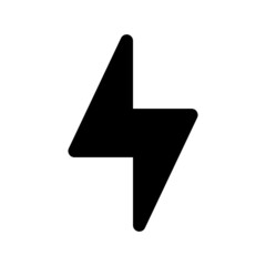 Energy icon isolated on white background