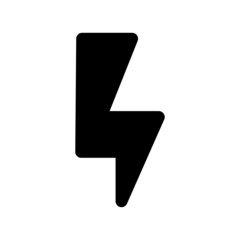 Obraz premium Energy icon isolated on white background