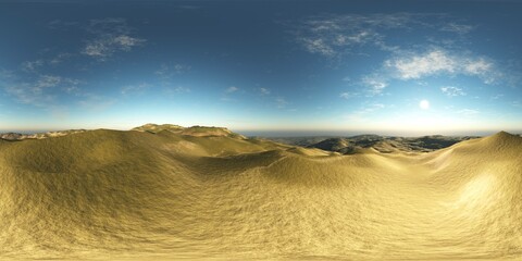 HDRI, environment map ,Round panorama, spherical panorama, equidistant projection, landscape of the countryside,
3D rendering