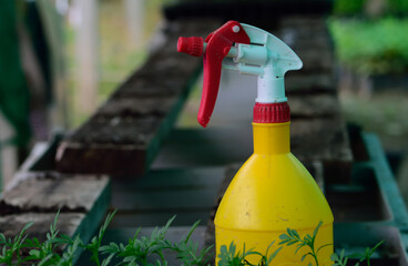 sprayer in the garden