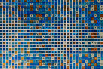 Fototapeta premium blue mosaic background