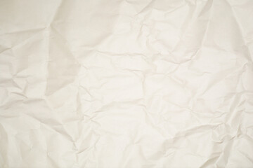 Texture background crumpled paper beige color space for text