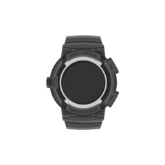 Sport Watch Flat Illustration. Clean Icon Design Element on Isolated White Background