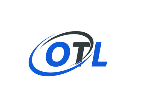 OTL letter creative modern elegant swoosh logo design