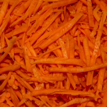 chopped carrots for the whole space