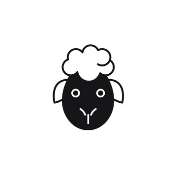 lamb icons symbol vector elements for infographic web