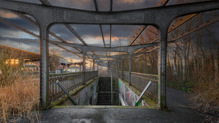 Der verlassene Bahnhof 