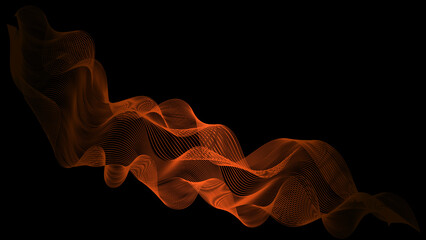 abstract background with waves; atmospheric background; aesthetic background;