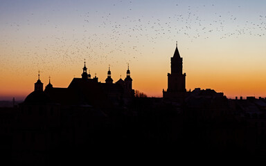 Zachód słońca w Lublinie © ErFishOn