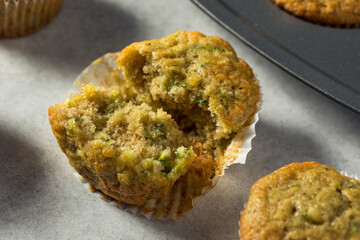 Homemade Sweet Zucchini Muffins