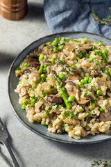 Homemade Italian Asparagus and Mushroom Risotto