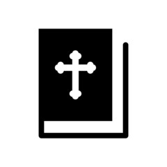 Fototapeta premium Bible Book Icon Vector Illustration Design