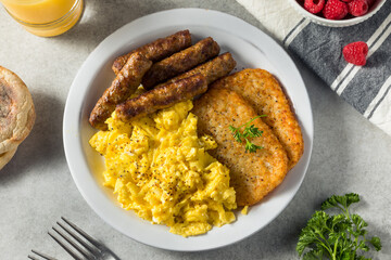 Healthy Homemade Scrambled Egg Breakfast