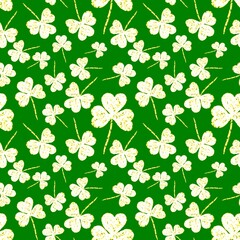 seamless pattern with clover