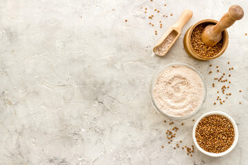 Gluten free buckwheat flour - for healthy cooking and baking