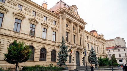 Fototapeta na wymiar The National Bank of Romania in Bucharest