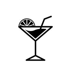 Drink Glass Icon Vector Illustration Design