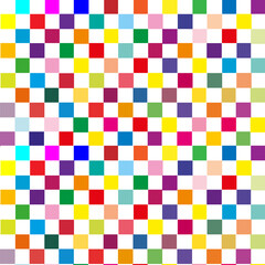 Fondo con cuadrados de colores variados.