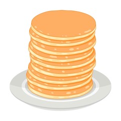 vector pancake stack