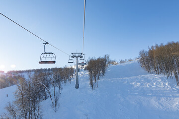 Ramundberget ski resort in Härjedalen, Jämtland Sweden