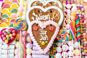 Leckere und bunte Süßigkeiten