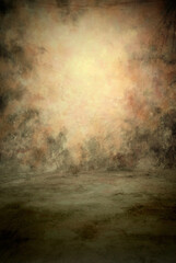 Photography studio portrait or product background, real painted canvas muslin cloth; dramatic and dreamy paint strokes of ecru, pale pink, browns, etc