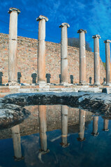 Fototapeta premium Ancient city asklepion ruins