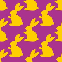 Kids seamless rabbits pattern for fabrics and textiles and packaging and gifts and cards and linens