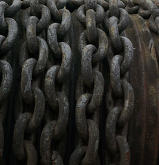 Kette auf einer Rolle