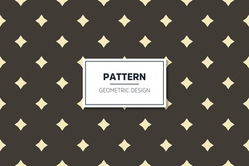 Seamless pattern with geometric colorful art elements