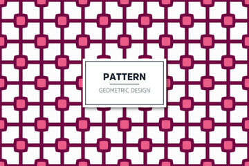 Seamless pattern with geometric colorful art elements  - 487851343