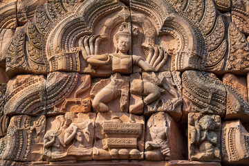 Castle rock south from northeast residents of Phanom Rung Phimai,Prasat Hin Phanom Rung,Phanom Rung, or full name, Prasat Hin Phanom Rung