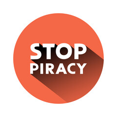 No piracy message symbol