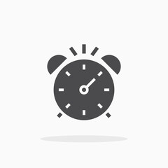 Alarm clock icon.