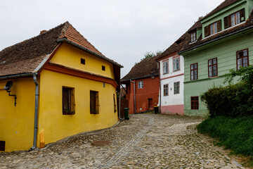 Fototapeta na wymiar The historic city of Sighisoara in Transilvania Romania 