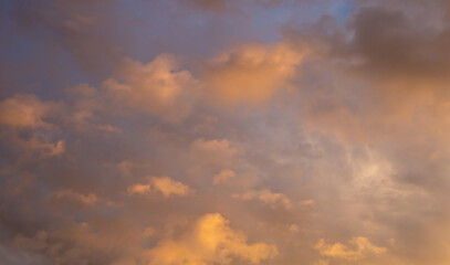 Striking rain clouds before an early morning summer shower in the Western Cape of South Africa