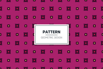 Simple Seamless pattern with colorful geometric elements