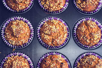Home made delicious cupcakes.