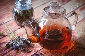 herbal tea with lavender