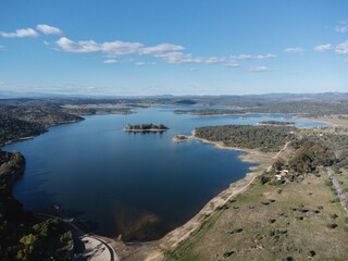 Fototapeta premium Castelo Branco Portugal Dam