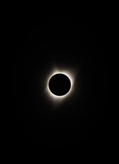 Solar eclipse in Oregon inside the path of totality
