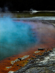 Plakat Geothermal park New Zealand