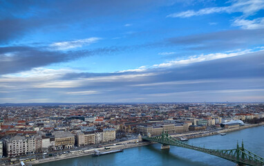 Fototapeta na wymiar Budapest panoramic view 