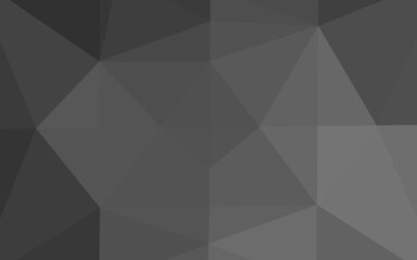Obraz premium Dark Silver, Gray vector blurry triangle template.