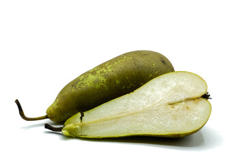 pears isolated on white background