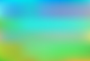 Light Blue, Green vector blurred bright pattern.